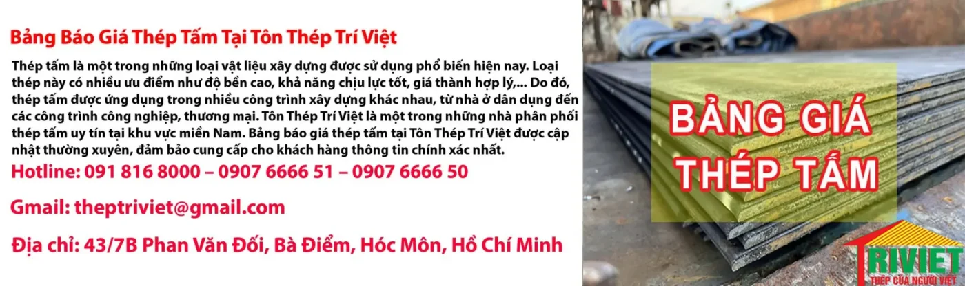 Biểu đồ giá thép tấm hôm nay 2025, cập nhật xu hướng giá thép tấm theo từng thương hiệu nổi bật.