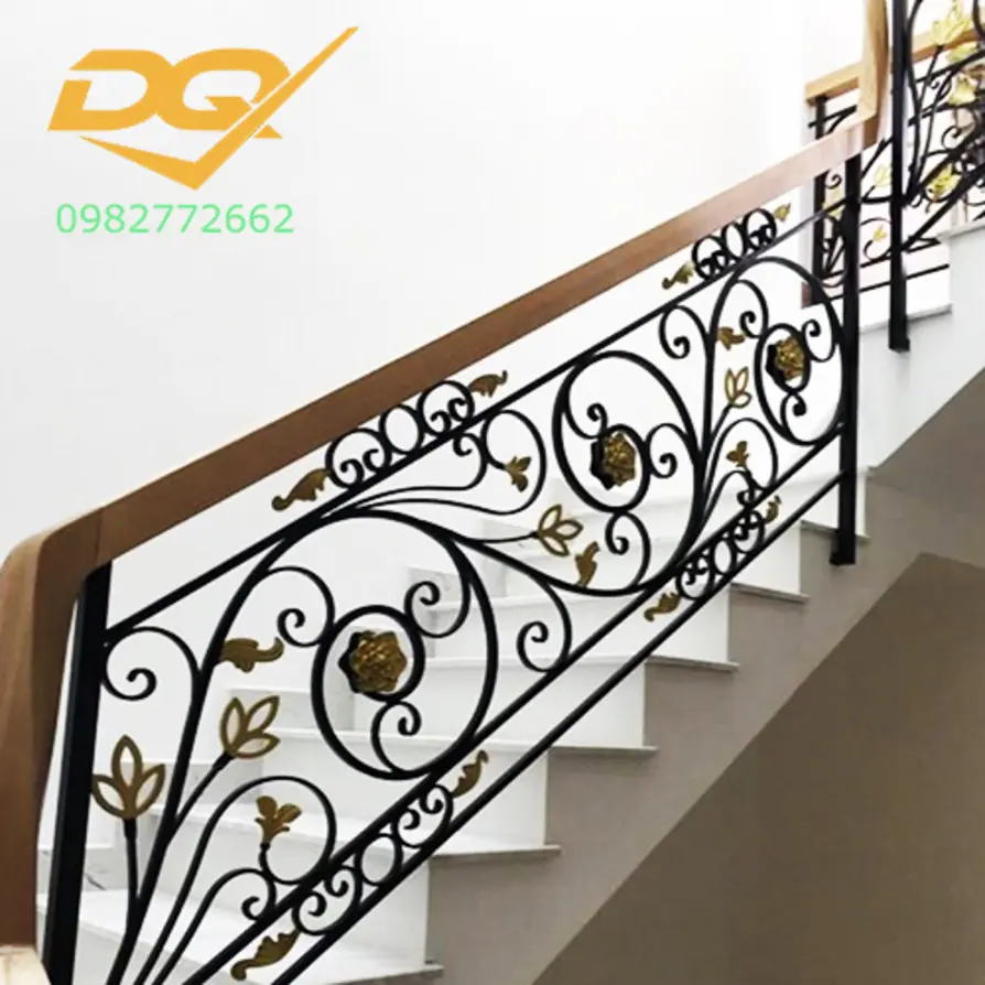 Artistic handrail and railing samples