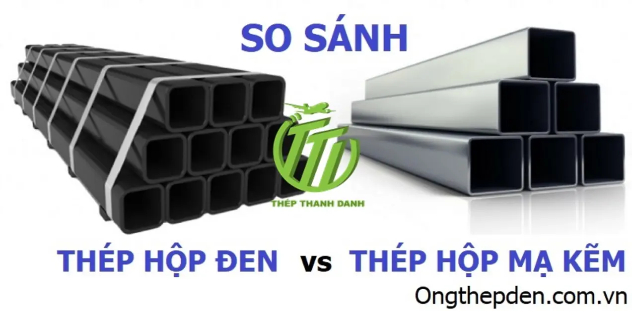 Comparison of black and galvanized steel