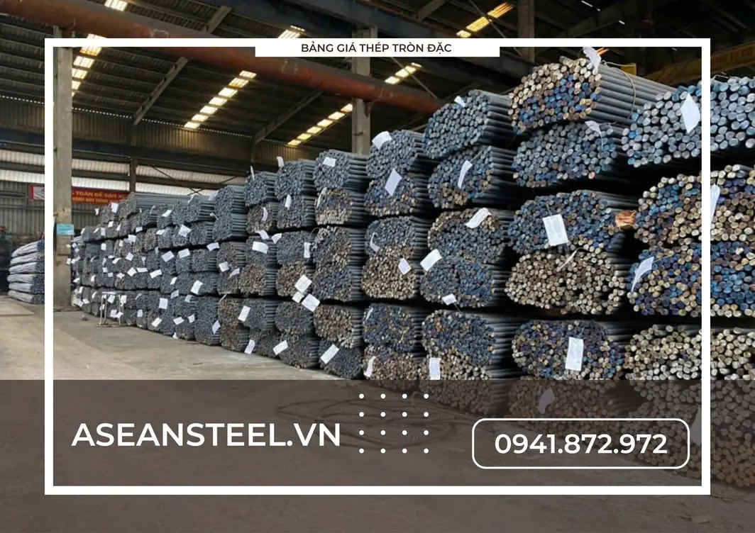 Quy trình và bảng giá thép tròn đặc SK3 năm 2025, tối ưu lựa chọn vật tư doanh nghiệp
